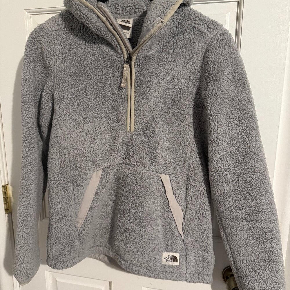 The Northface fleece gray woman size small